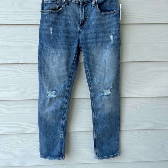The Gap kids distressed skinny Jean with whitewash NWT - Picture 2 of 5